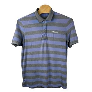 Ralph Lauren RLX Men's Purple & Gray Short Sleeve‎ Polo Size XXL